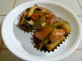 お弁当の１品に♪魚ニソおかか炒め♡