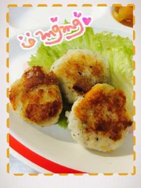 子供大好き♫混ぜて焼くだけじゃこはんぺん