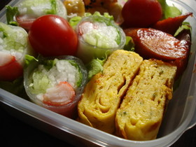 アジアン風☆お弁当の卵焼き