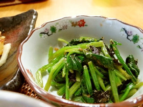 ほうれん草と海苔の中華おひたし
