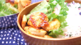 チキンのカレー炒め♪