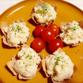 簡単！おもてなし料理に♡明太ポテトサラダ