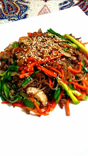 【ほめられ韓国料理】お店の味のチャプチェ