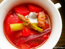 ビーツ入り♡簡単ボルシチ