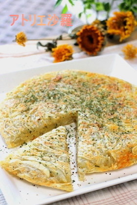 スパイス＆チーズ✿じゃがいもガレット✿