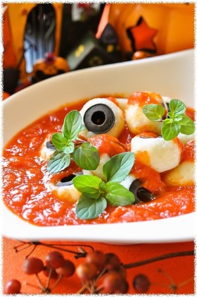 ハロウィン★目玉ニョッキ