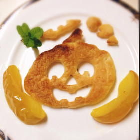 サクサクパイと焼きりんご☆ハロウィン☆