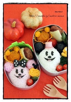 おばけミッキー＊ハロウィンキャラ弁