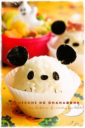 ＊キャラ弁＊ハロウィン★ミッキーおばけ