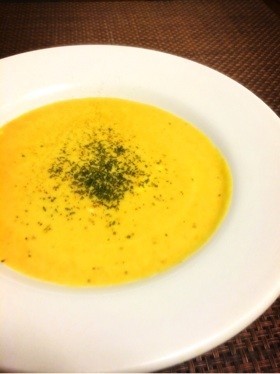 【15分】秋スープ♡柿のチーズポタージュ