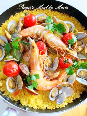 簡単♡パエリア