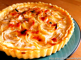 オリーブオイルのキッシュ