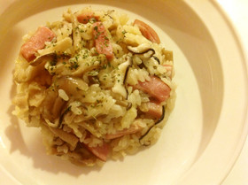 本格☆お店の味のキノコたっぷりリゾット