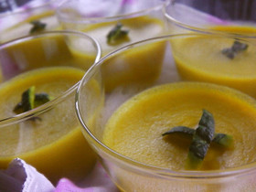 ★ハロウィン★簡単カボチャプリン★