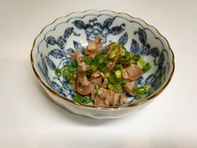 砂肝の銀皮で「ずり酢」♪砂肝の下処理付き