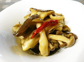 きのこのレモン醤油マリネ