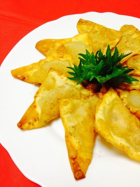 モッツァレラチーズ&トマトの揚げワンタン