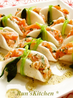 ✽サーモンのかぶ巻き✽ハーブレモンドレで