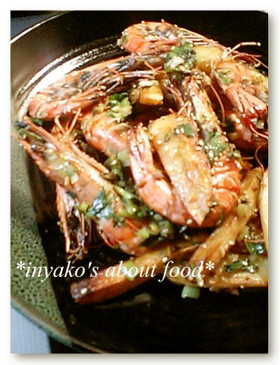 *海老とジャガイモの香味揚げ*