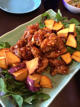 前日仕込める☆甘辛唐揚げ☆オレンジチキン