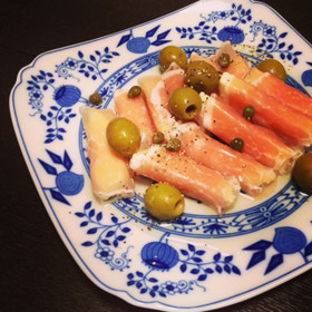 モッツアレラチーズと生ハムのマリネ