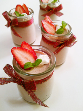 とろりん濃厚～♡生チョコパンナコッタ