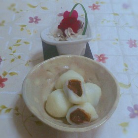 ガーナで☆みたらしチョコ団子♪