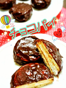 ビスケットdeマシュマロ♡チョコパイ♪