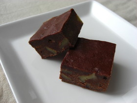 しっとり　酒粕ブラウニー