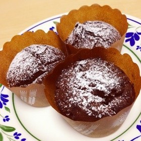 バレンタインに♪濃厚チョコカップケーキ♡