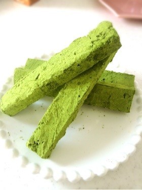 友チョコバレンタイン☆抹茶のチョコバー