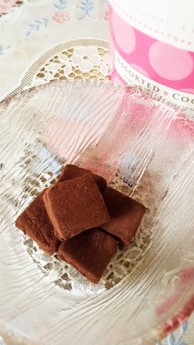 簡単！手作り感いっぱい★生チョコ★