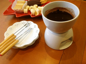簡単❗チョコレートフォンデュ