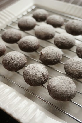 mバレンタインに♪スノーボールクッキー