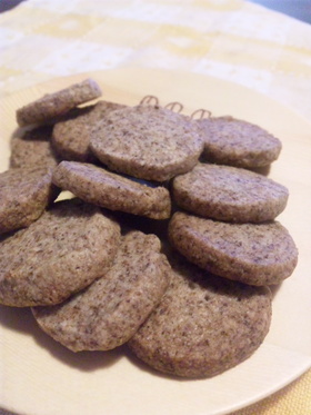 ほろ苦☆全粒粉クッキー