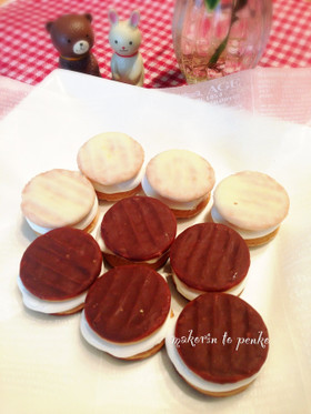 簡単！バレンタインにも＊マシュマロサンド