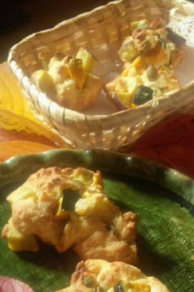 ほくっサクッ♪かぼちゃのスコーン