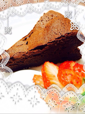 濃厚なガトーショコラ