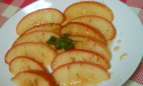 ココナッツオイルでリンゴ焼き♪