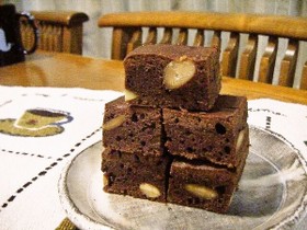 米粉ブラウニー柚子ジャム入り