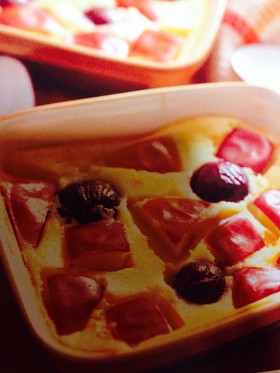 超簡単！りんごのクラフティ＊