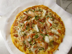 シーフードピザ
