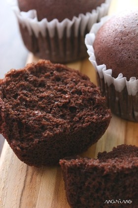 懐かしの味♪　ココア蒸しパン