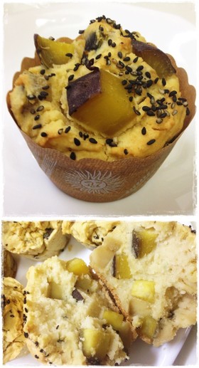 さつまいもたっぷり米粉パン