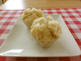 さわやか☆ヨーグルトとバナナの蒸しパン