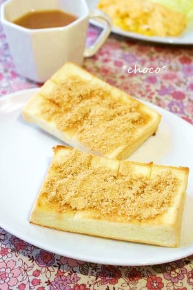 ☸美活＊きな粉すりごまハニートースト☸