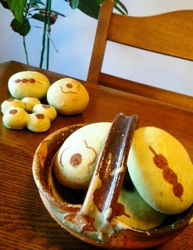 和菓子みたい◆栗きんとん入り抹茶パン