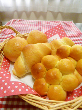 朝食に♪成形自由なテーブルロール