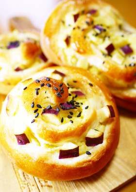 さつまいもの甘煮＆スイートポテト☆パン