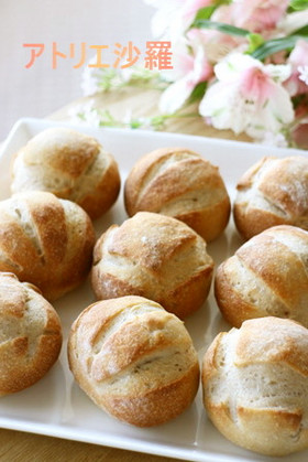 風味豊かで食べ易い✿プチ・ライ麦パン✿